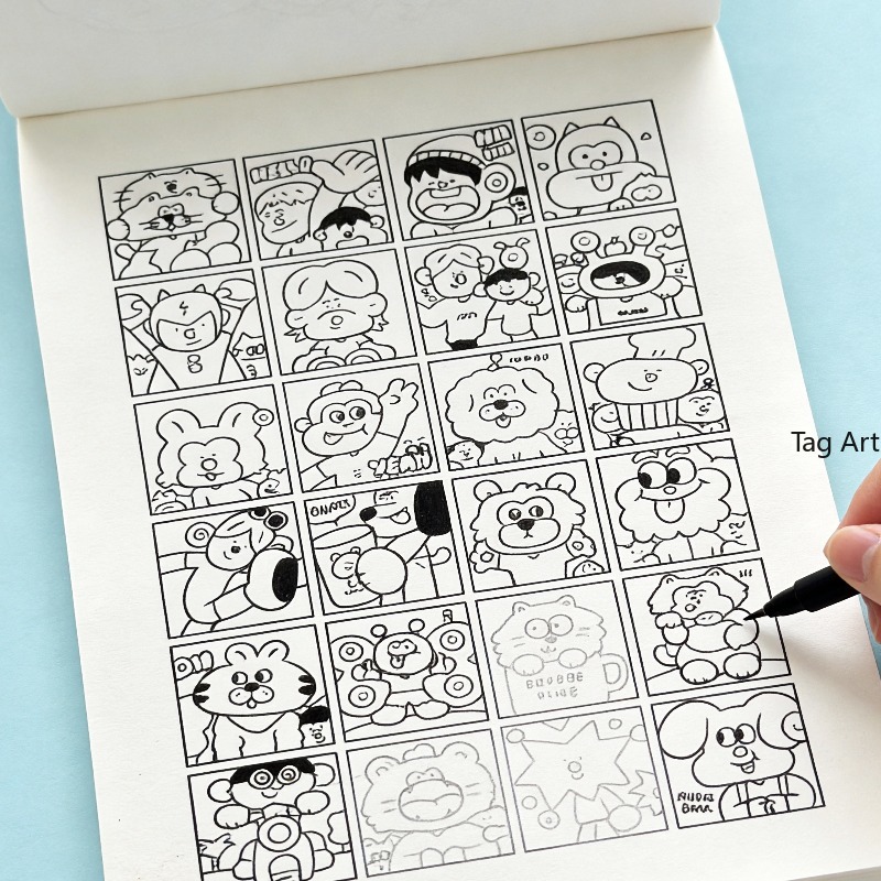Food And Snacks Coloring Book Bold And Easy - Livre d'images pour soulager l'anxiété, album
