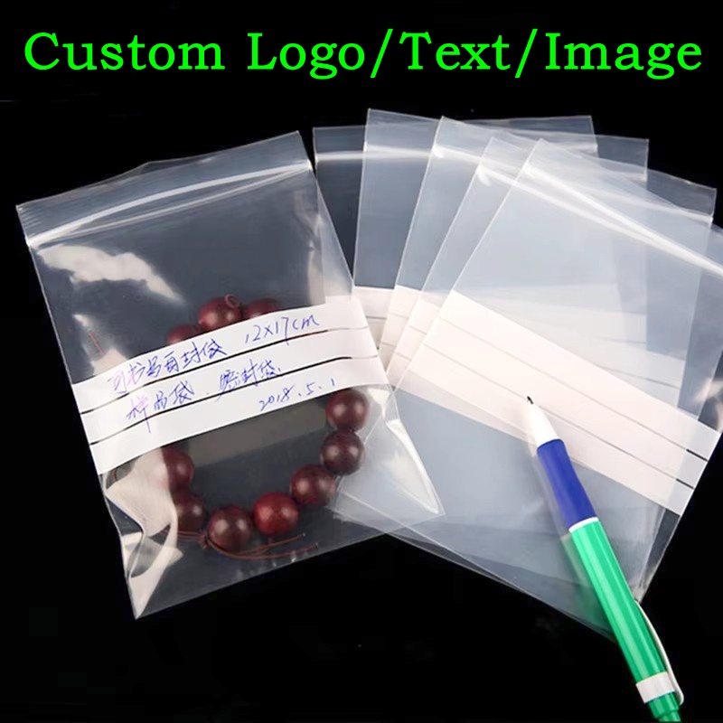 Food Snacks For School - 200 Sachets Ziplock Transparents en PE