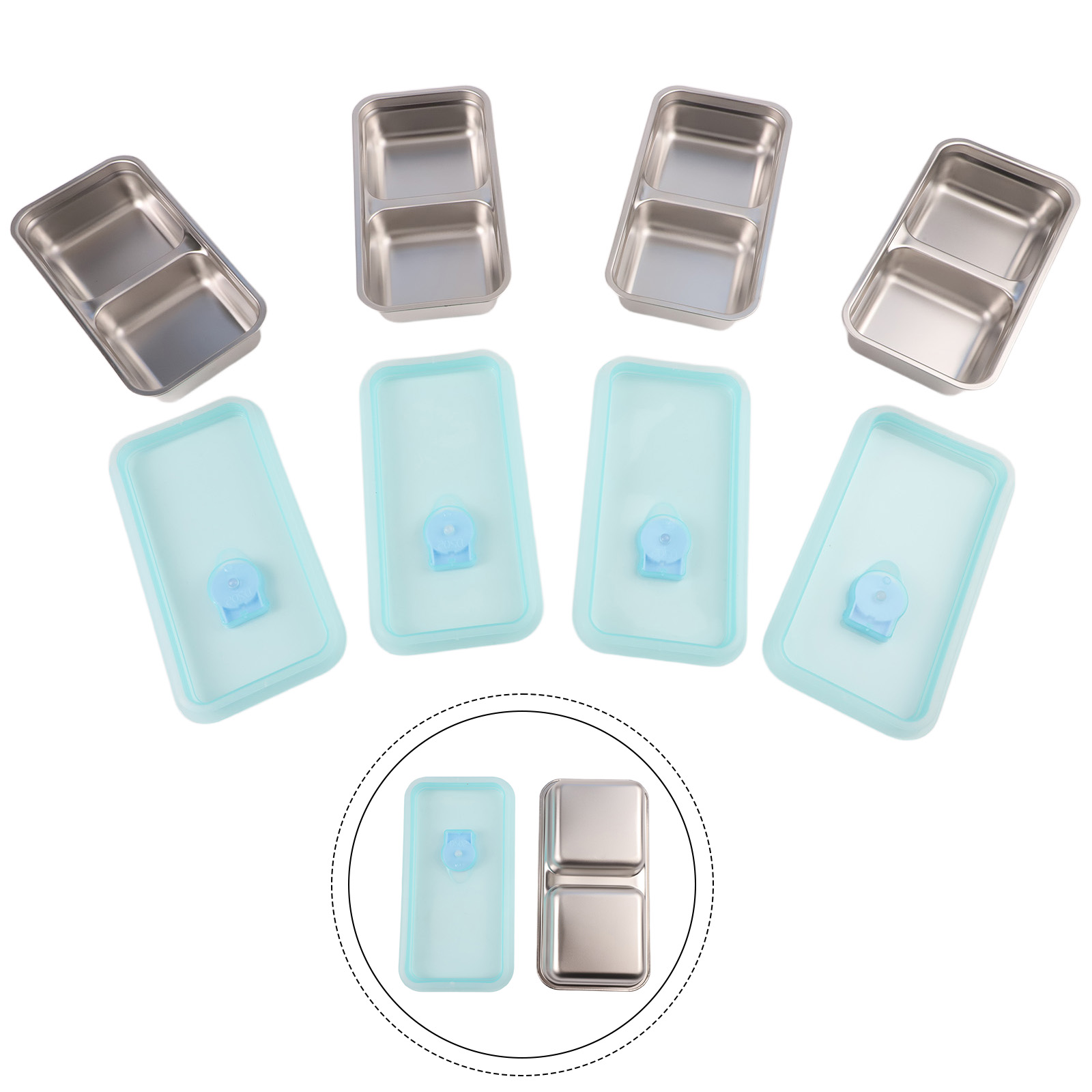 Food Snacks For School - Conteneurs à collation en acier inoxydable,