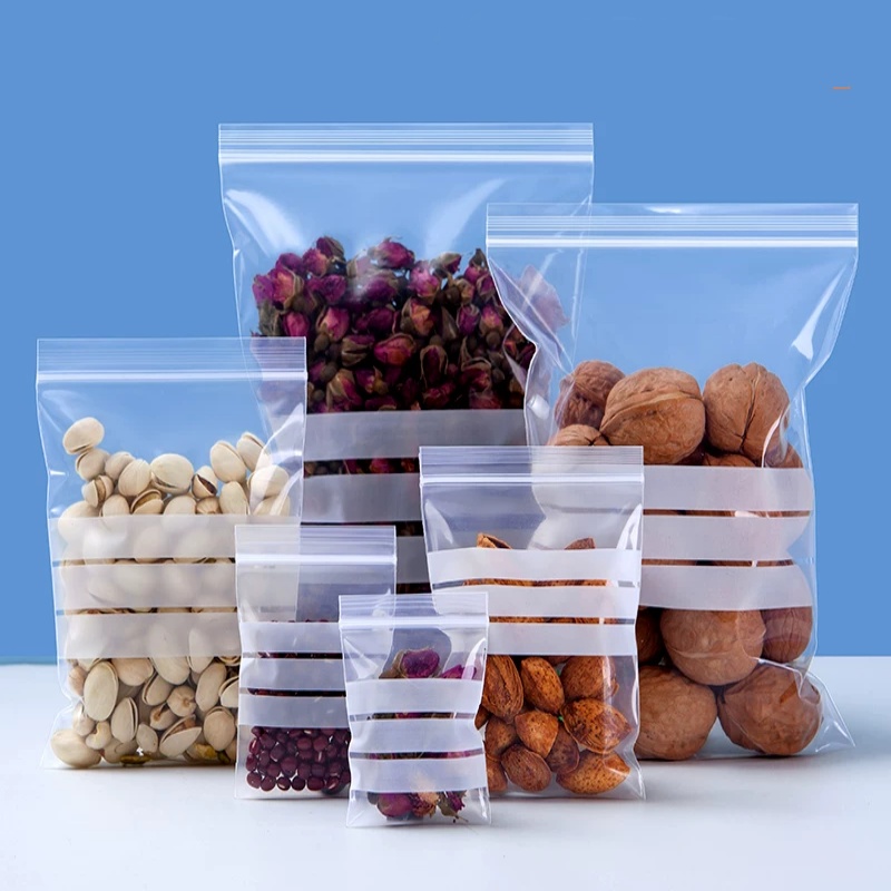 200 Sachets Ziplock Transparen - Food Snacks For School avis et prix