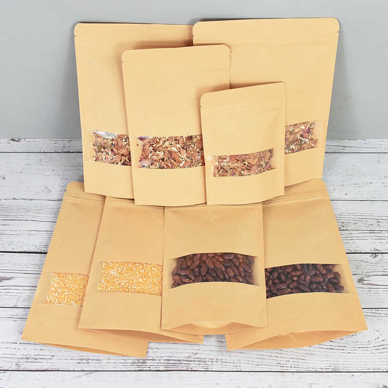 Sacs en papier Kraft à fermetu - Food Snacks For School avis et prix