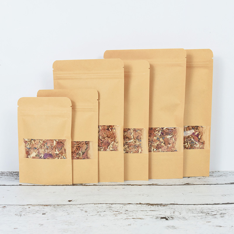 Sacs en papier Kraft à fermetu - Food Snacks For School avis et prix