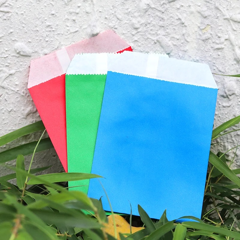 Sacs en papier Kraft colorés p - Food Snacks For School avis et prix
