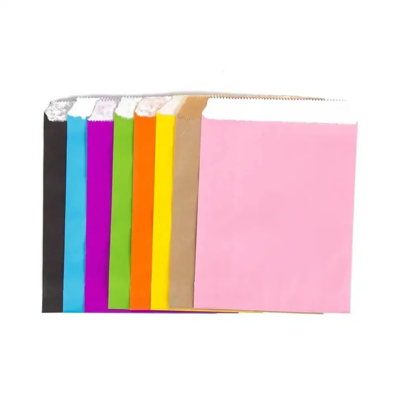 Sacs en papier Kraft colorés p - Food Snacks For School avis et prix
